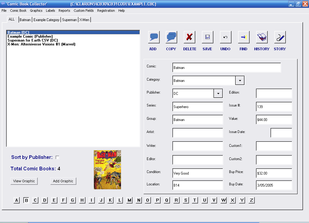 Screenshot for Comic Book Collector 5.1.1